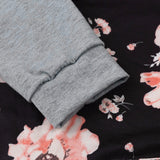 Women's Winter Floral Loose Sweatshirt