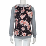 Women's Winter Floral Loose Sweatshirt