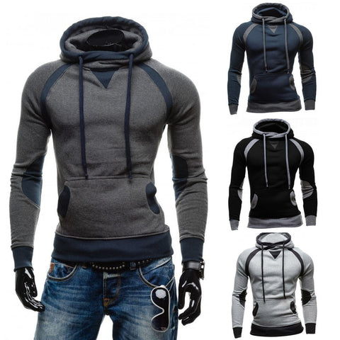 Men's Winter Slim Warm Pullover Sweatshirt